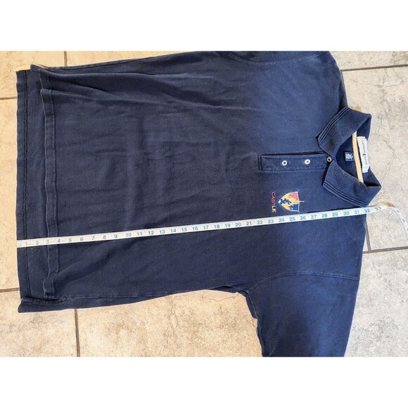 A Cast Exclusive Collection Walt Disney Gray Black Polo Castle Embroidered XL Sz - Picture 7 of 14